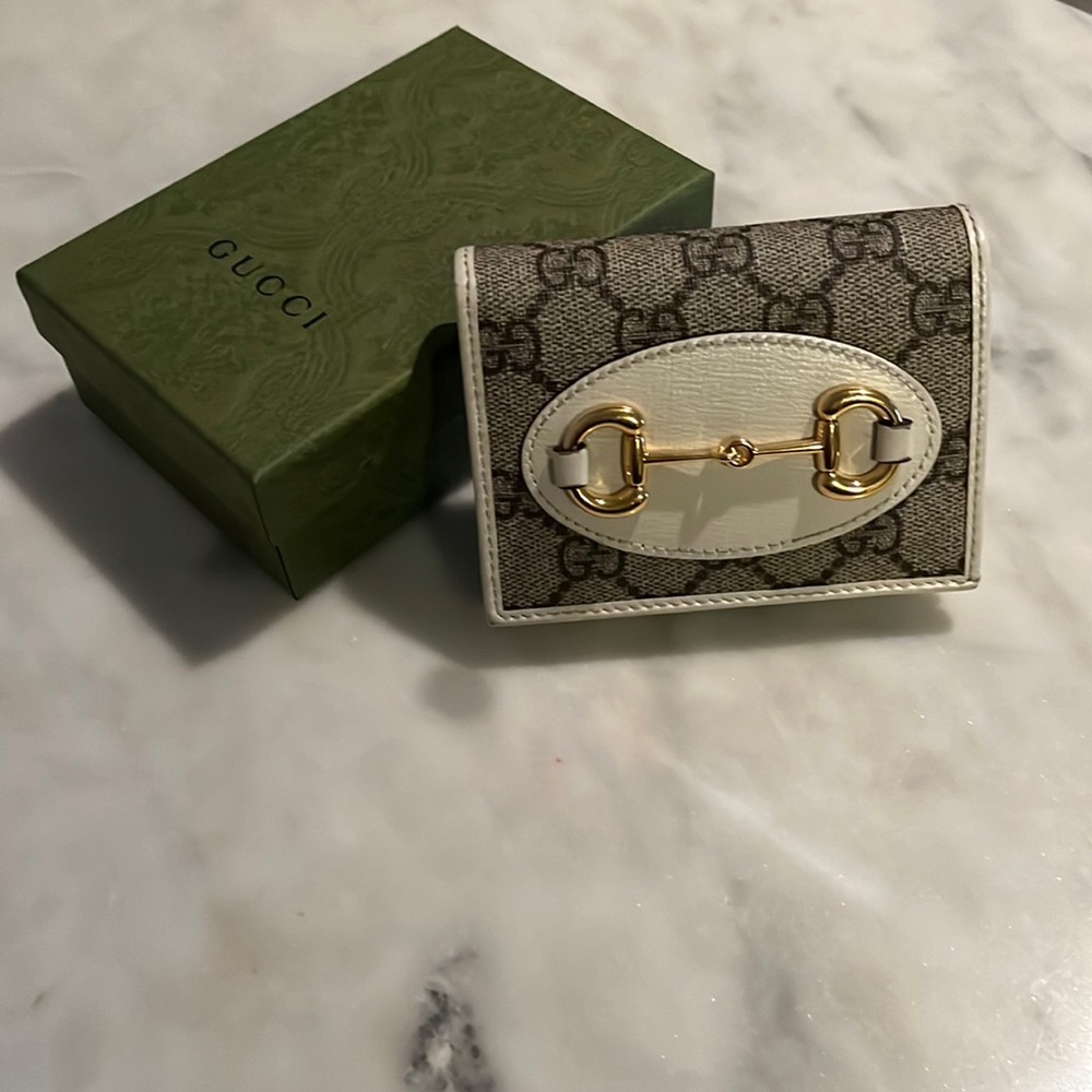 Gucci Horsebit 1955 card case wallet 💫Excellent Condition